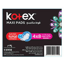 Kotex Sanitary Pads 4s Case (4 Units)