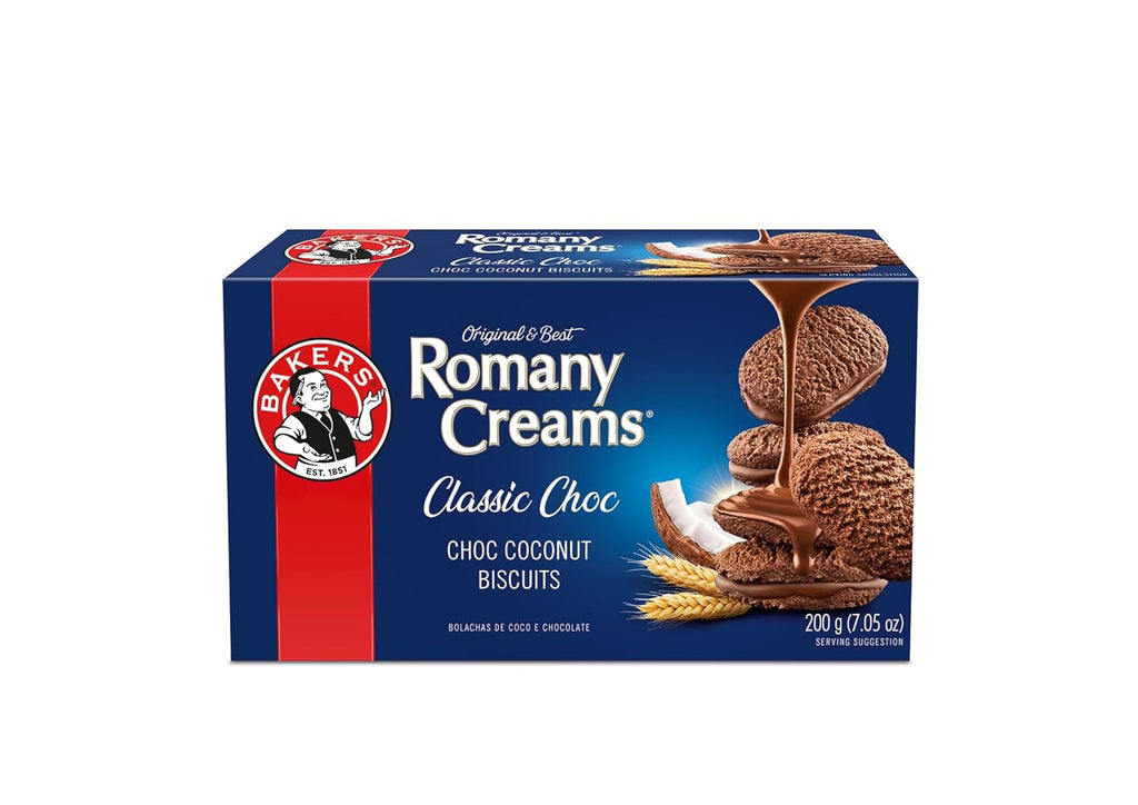 Bakers Romany Creams Classic Chocolate Biscuits 1kg