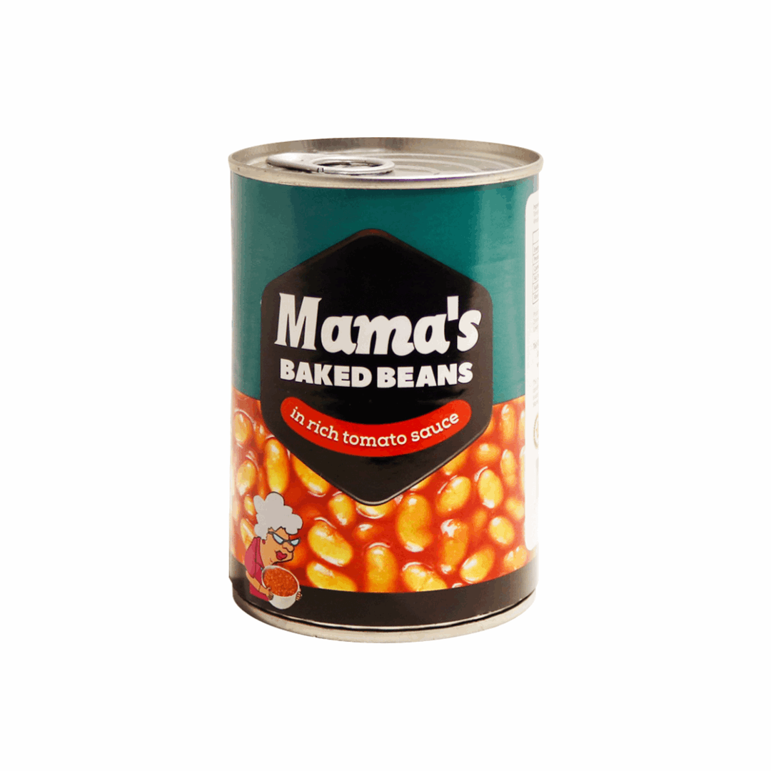 Mamas Baked Beans in Tomato Sauce 410g x 6 Carton