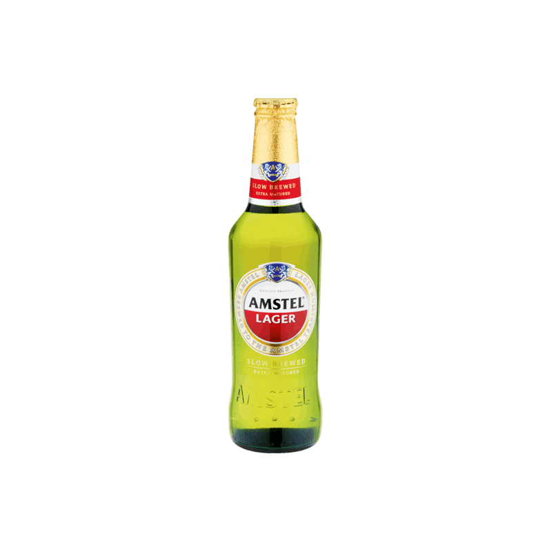 Amstel Lager Non Returnable Bottles 330ml x 24