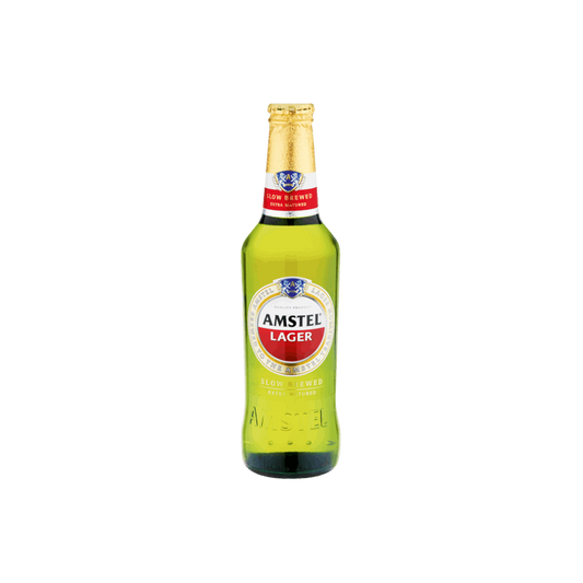 Amstel Lager Non Returnable Bottles 330ml x 24
