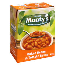 Montys Baked Beans 410 g