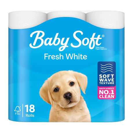 Baby Soft 2 Ply Toilet Paper 18 Pack