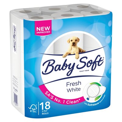 Baby Soft  Toilet Paper 2 Ply 18s